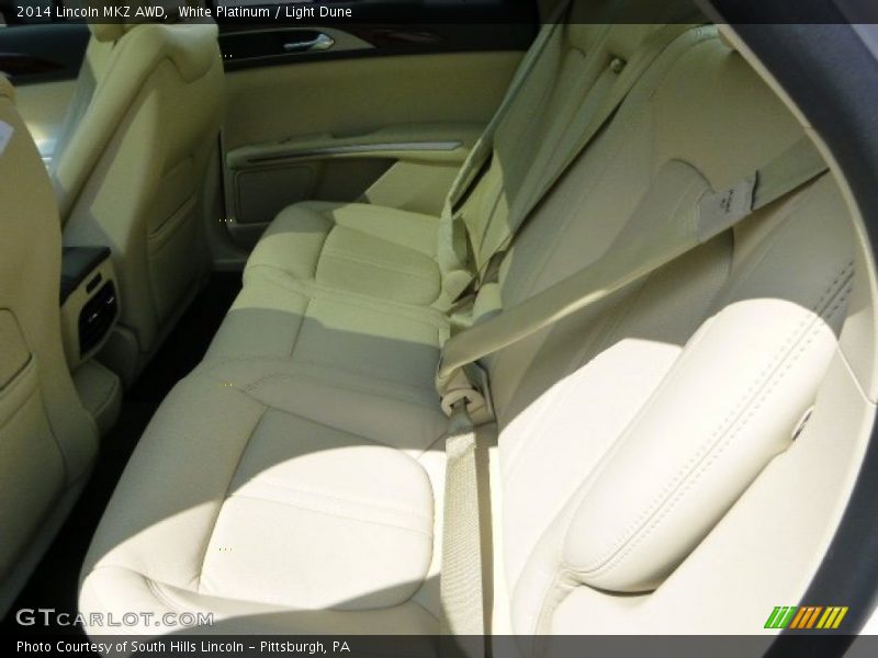 White Platinum / Light Dune 2014 Lincoln MKZ AWD