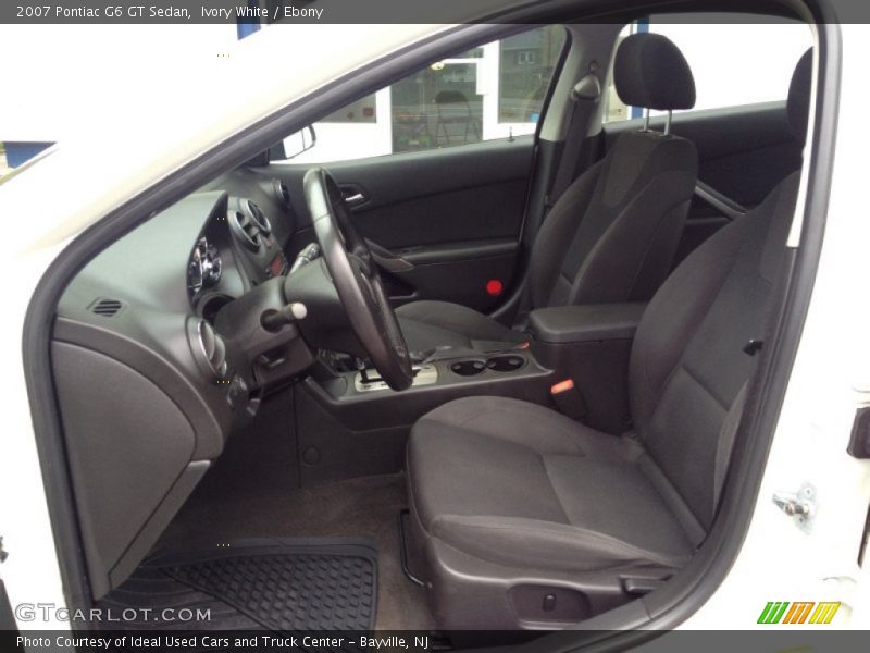 Ivory White / Ebony 2007 Pontiac G6 GT Sedan
