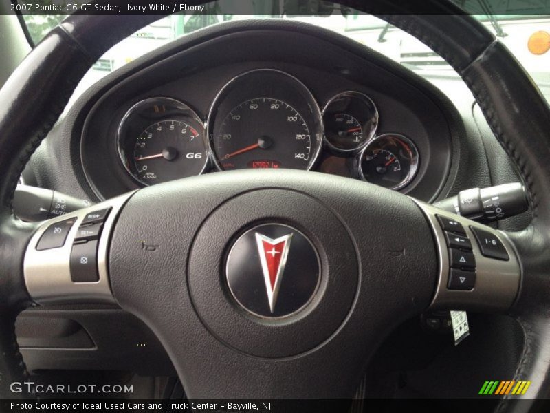 Ivory White / Ebony 2007 Pontiac G6 GT Sedan