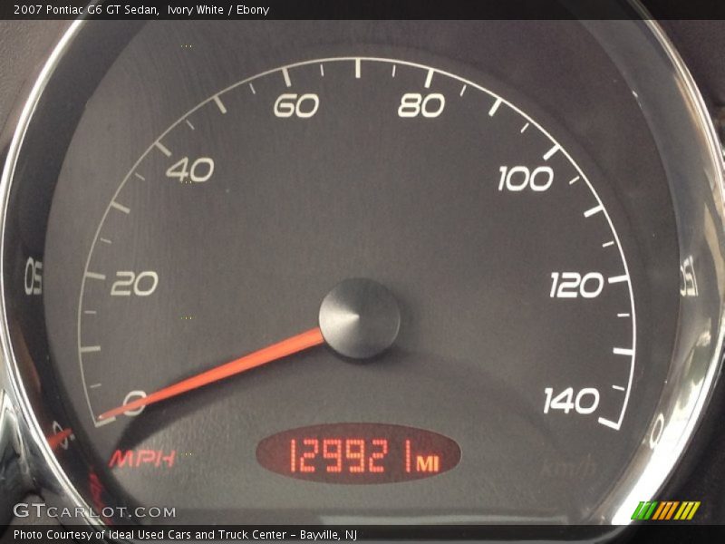 Ivory White / Ebony 2007 Pontiac G6 GT Sedan