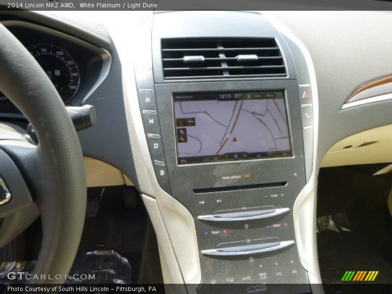 White Platinum / Light Dune 2014 Lincoln MKZ AWD