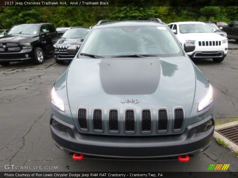 Anvil / Trailhawk Black 2015 Jeep Cherokee Trailhawk 4x4