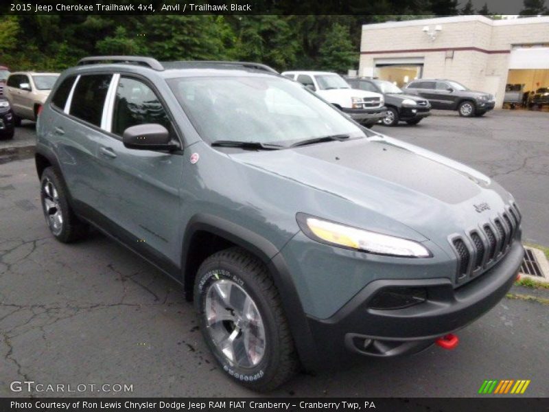 Anvil / Trailhawk Black 2015 Jeep Cherokee Trailhawk 4x4