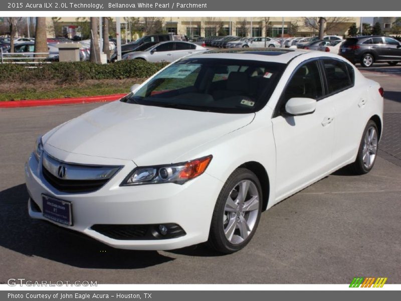 Bellanova White Pearl / Parchment 2015 Acura ILX 2.0L Technology