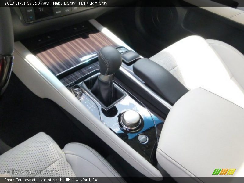 Nebula Gray Pearl / Light Gray 2013 Lexus GS 350 AWD