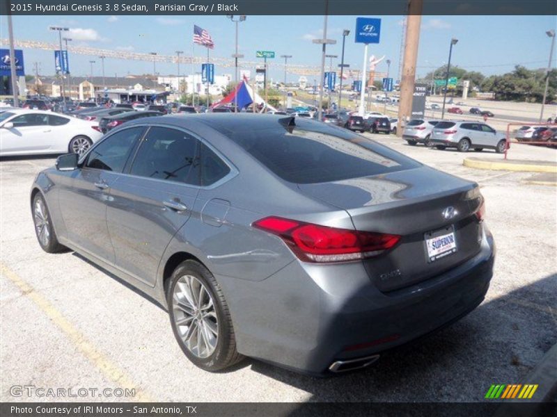 Parisian Gray / Black 2015 Hyundai Genesis 3.8 Sedan