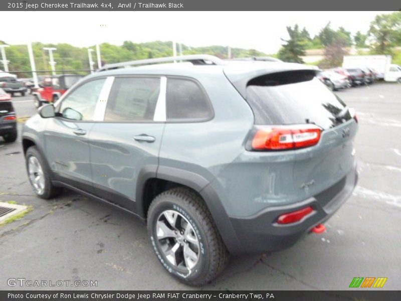 Anvil / Trailhawk Black 2015 Jeep Cherokee Trailhawk 4x4