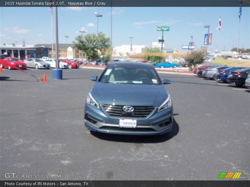 Nouveau Blue / Gray 2015 Hyundai Sonata Sport 2.0T