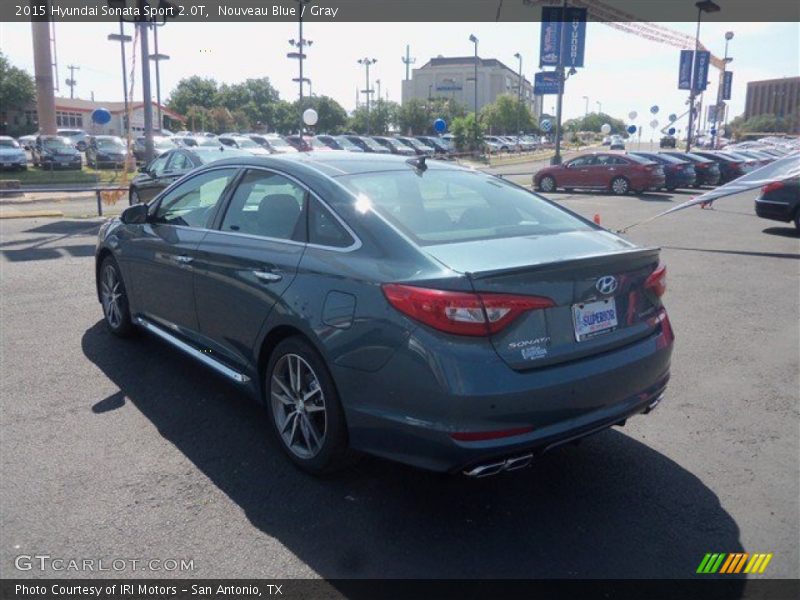 Nouveau Blue / Gray 2015 Hyundai Sonata Sport 2.0T