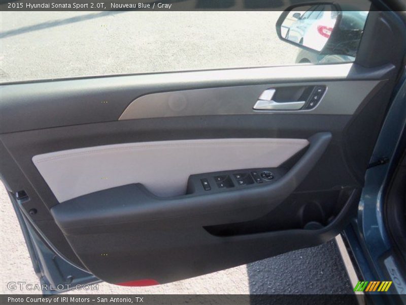 Nouveau Blue / Gray 2015 Hyundai Sonata Sport 2.0T