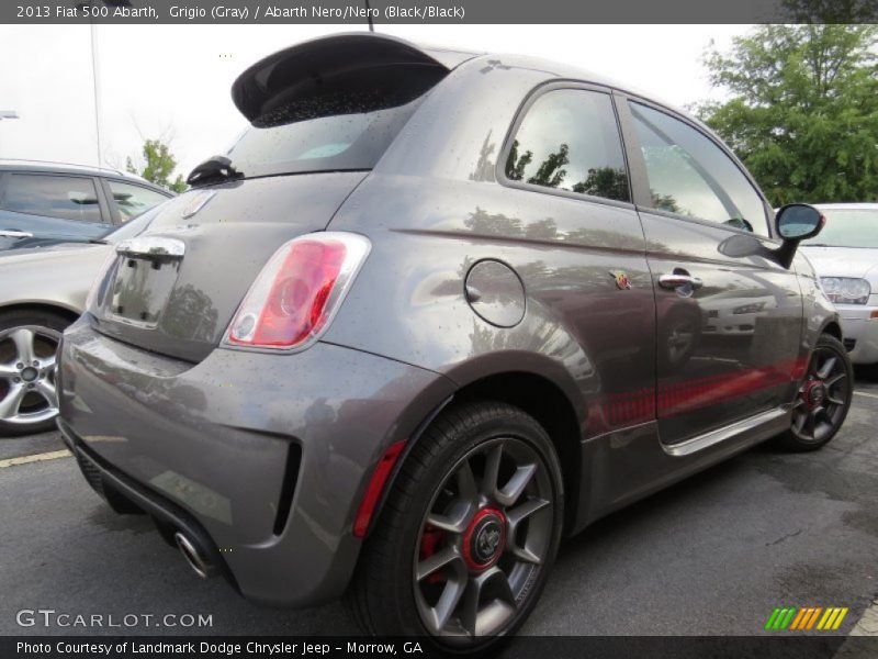 Grigio (Gray) / Abarth Nero/Nero (Black/Black) 2013 Fiat 500 Abarth