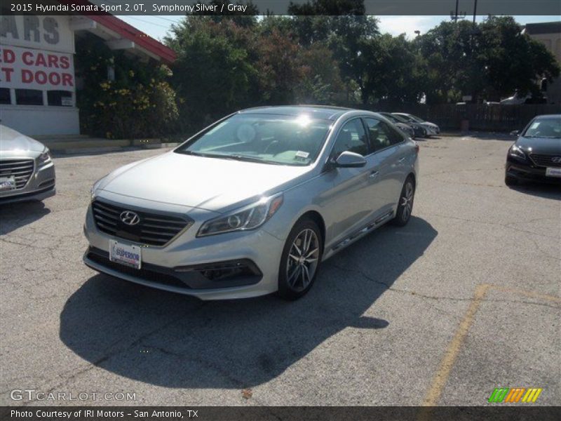 Symphony Silver / Gray 2015 Hyundai Sonata Sport 2.0T