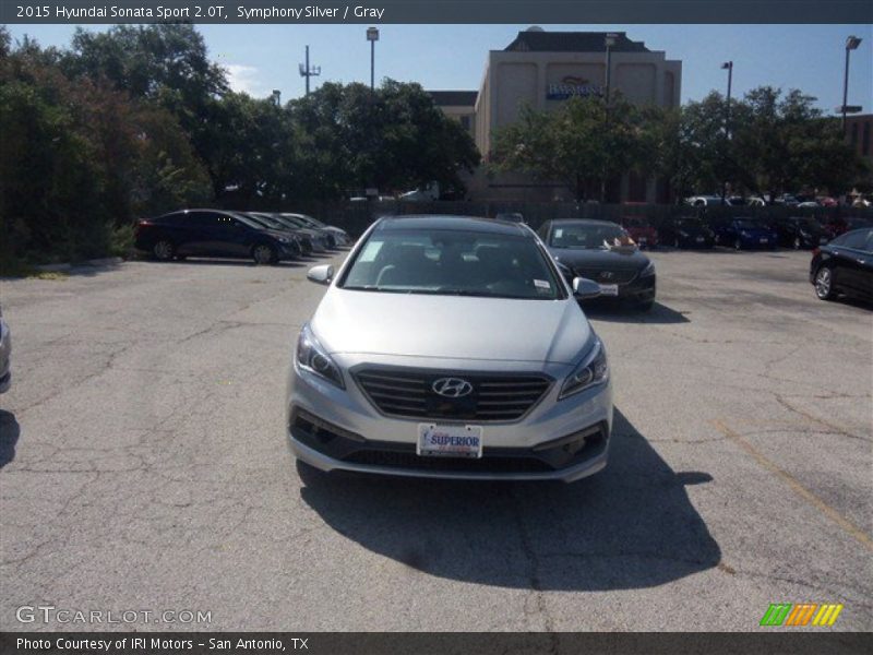 Symphony Silver / Gray 2015 Hyundai Sonata Sport 2.0T
