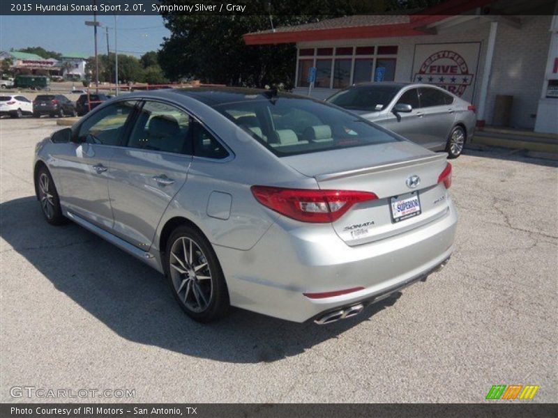 Symphony Silver / Gray 2015 Hyundai Sonata Sport 2.0T