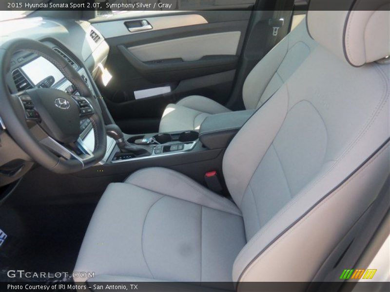 Symphony Silver / Gray 2015 Hyundai Sonata Sport 2.0T