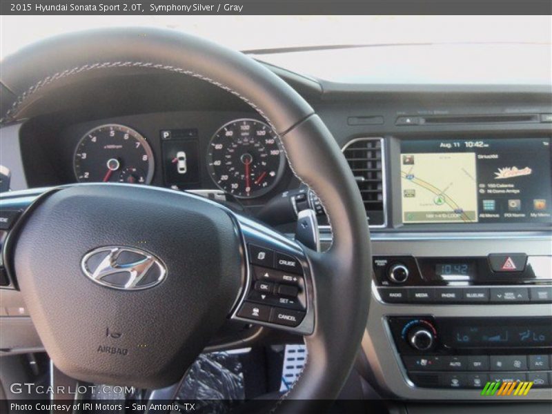 Symphony Silver / Gray 2015 Hyundai Sonata Sport 2.0T