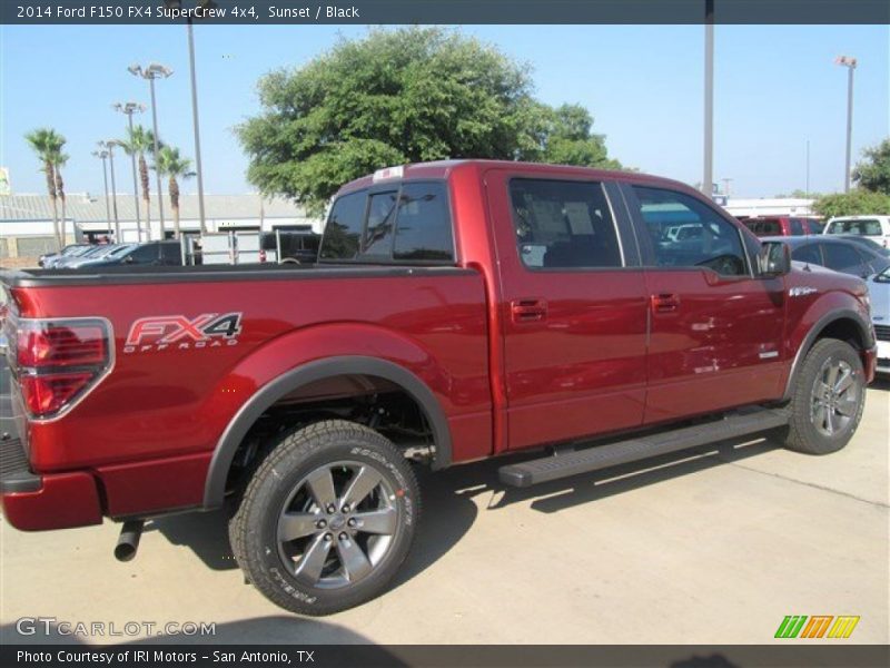 Sunset / Black 2014 Ford F150 FX4 SuperCrew 4x4