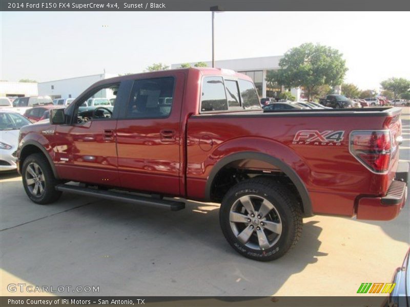 Sunset / Black 2014 Ford F150 FX4 SuperCrew 4x4