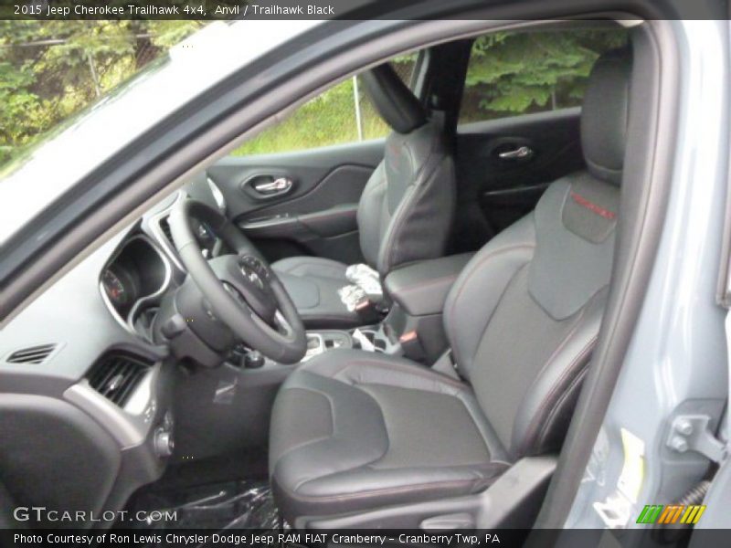 Front Seat of 2015 Cherokee Trailhawk 4x4
