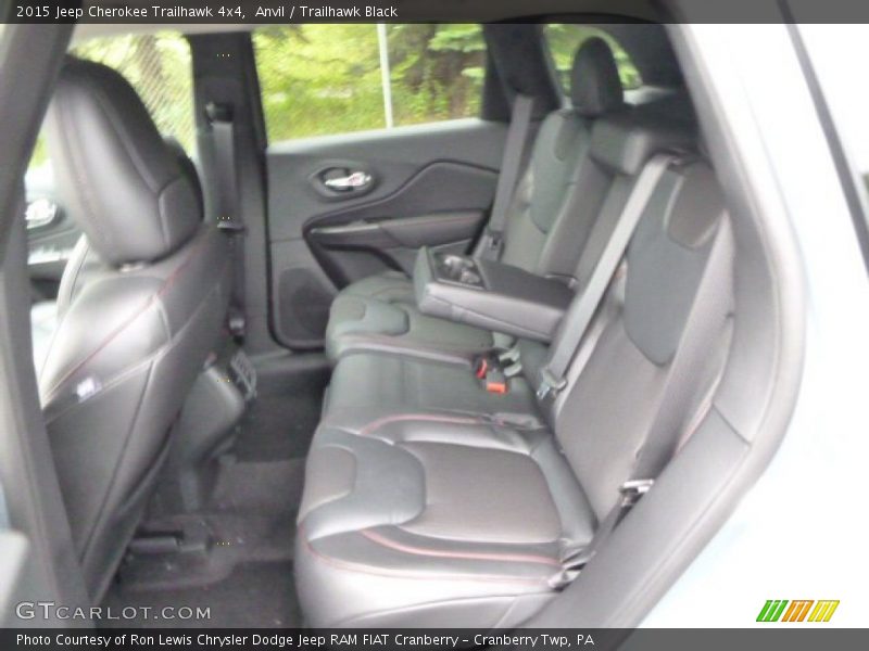 Rear Seat of 2015 Cherokee Trailhawk 4x4