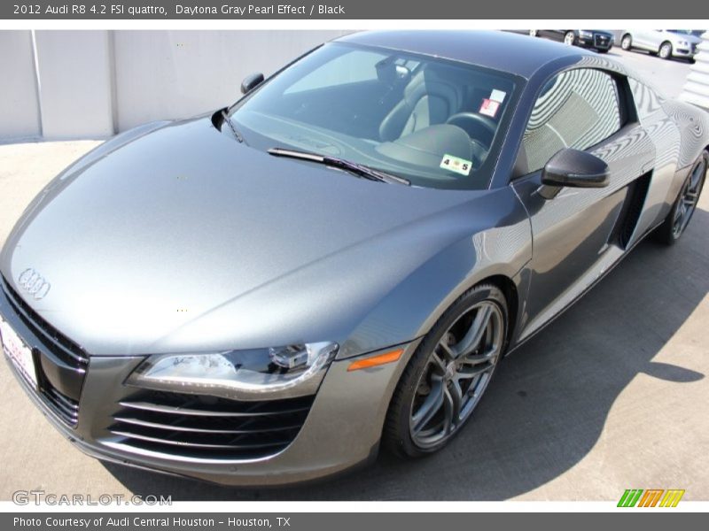 Daytona Gray Pearl Effect / Black 2012 Audi R8 4.2 FSI quattro
