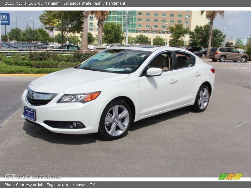 Bellanova White Pearl / Parchment 2015 Acura ILX 2.0L Premium