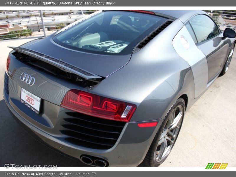 Daytona Gray Pearl Effect / Black 2012 Audi R8 4.2 FSI quattro