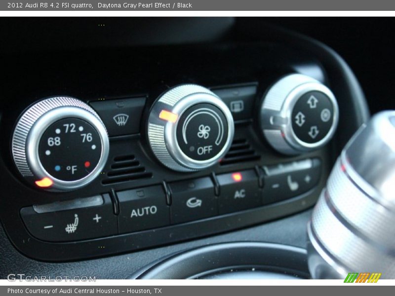 Daytona Gray Pearl Effect / Black 2012 Audi R8 4.2 FSI quattro