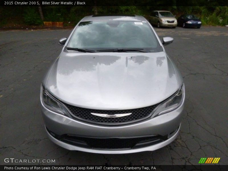 Billet Silver Metallic / Black 2015 Chrysler 200 S