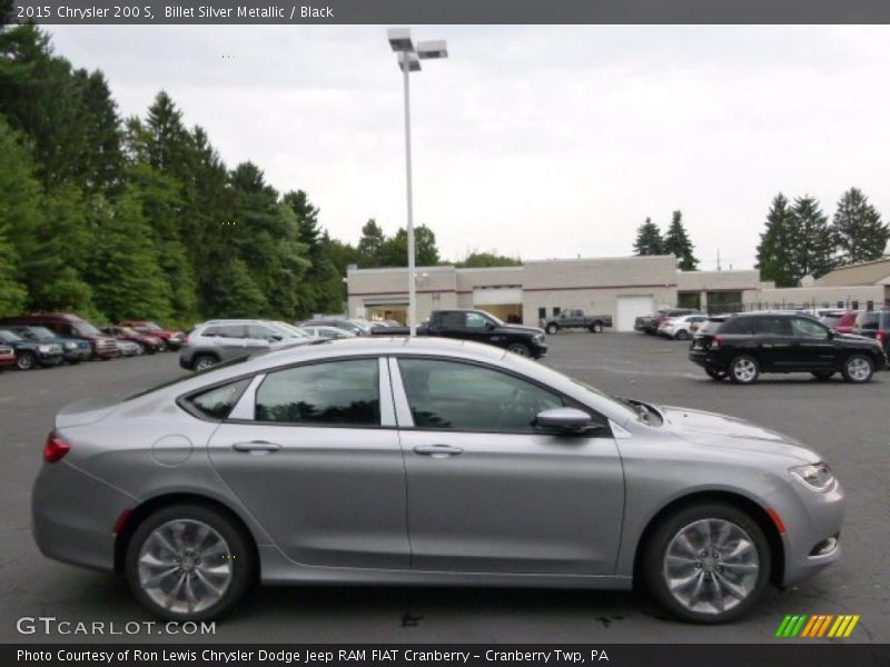 Billet Silver Metallic / Black 2015 Chrysler 200 S