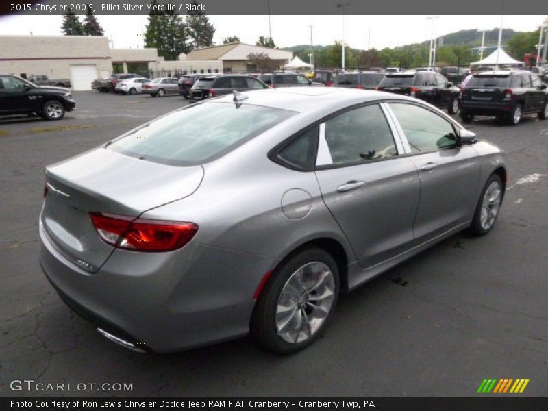 Billet Silver Metallic / Black 2015 Chrysler 200 S