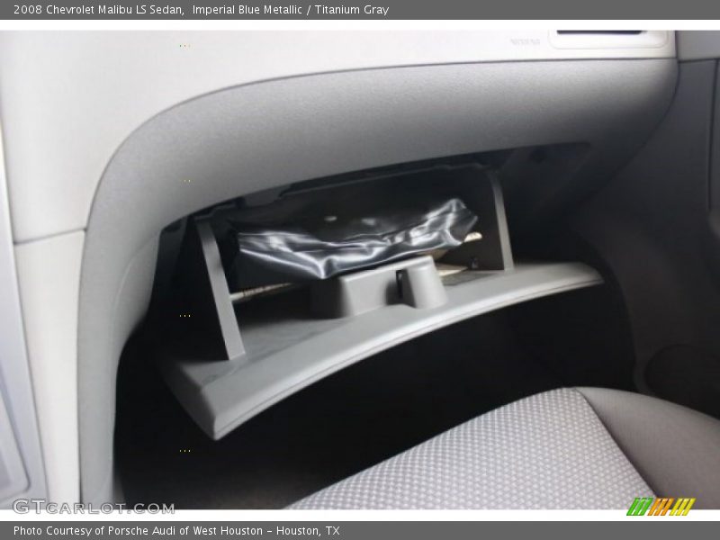 Imperial Blue Metallic / Titanium Gray 2008 Chevrolet Malibu LS Sedan