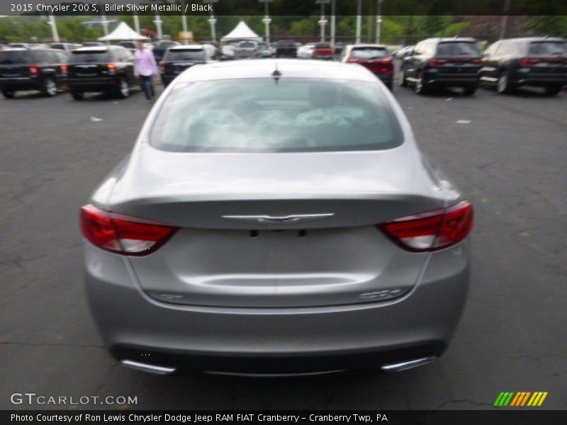 Billet Silver Metallic / Black 2015 Chrysler 200 S