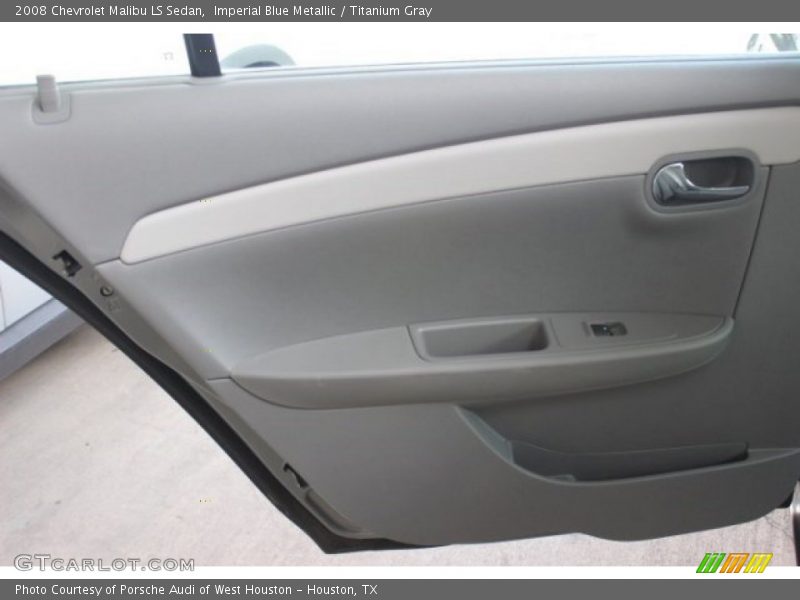 Imperial Blue Metallic / Titanium Gray 2008 Chevrolet Malibu LS Sedan