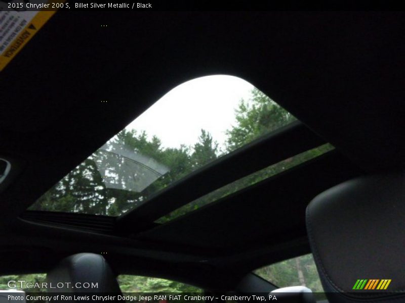 Billet Silver Metallic / Black 2015 Chrysler 200 S