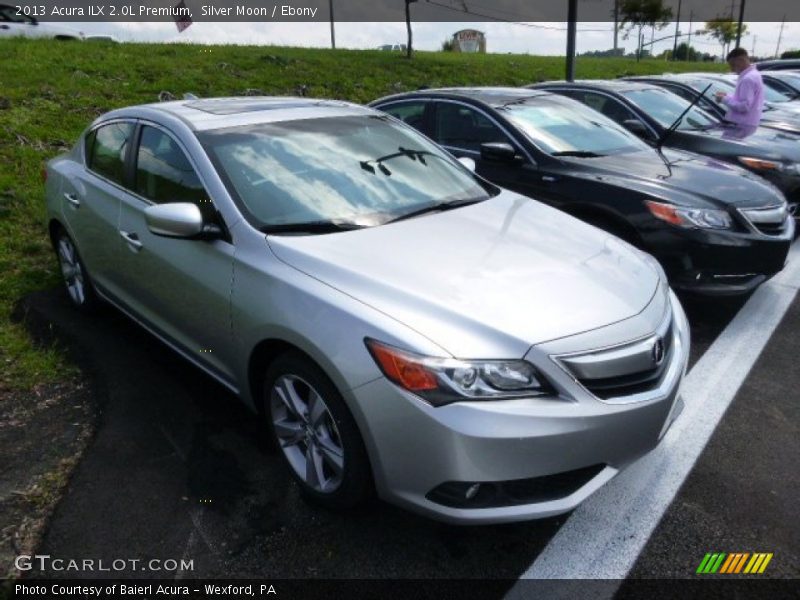 Silver Moon / Ebony 2013 Acura ILX 2.0L Premium