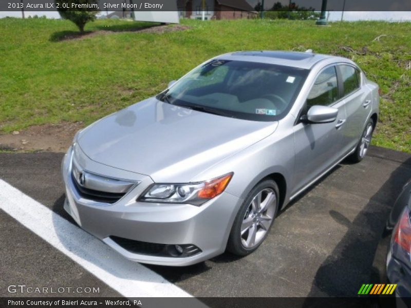 Silver Moon / Ebony 2013 Acura ILX 2.0L Premium