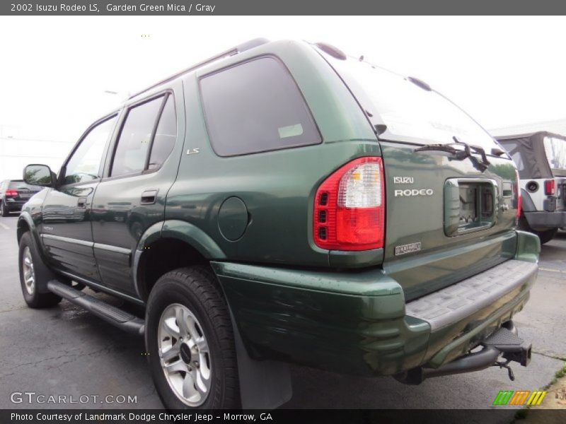 Garden Green Mica / Gray 2002 Isuzu Rodeo LS