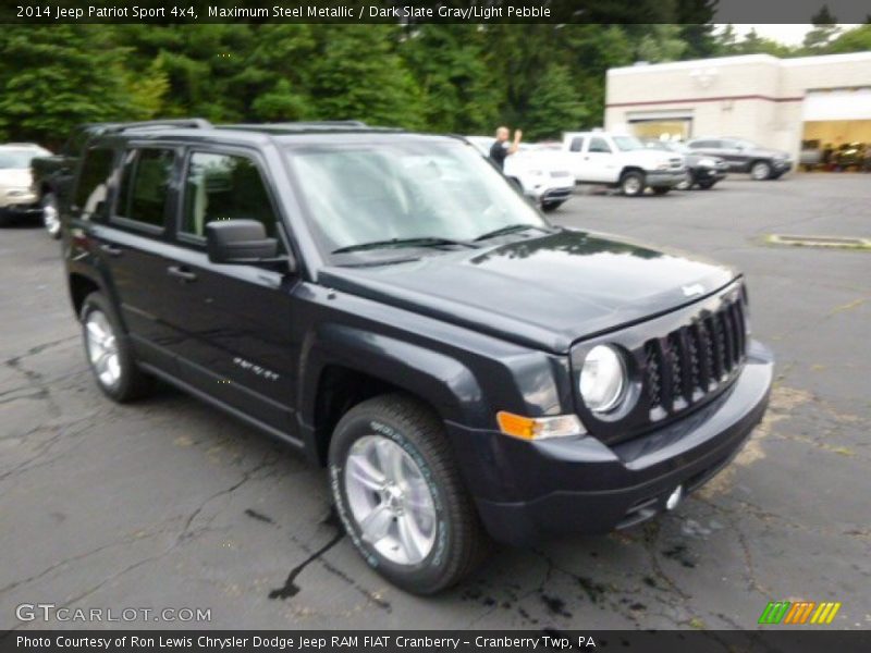 Maximum Steel Metallic / Dark Slate Gray/Light Pebble 2014 Jeep Patriot Sport 4x4