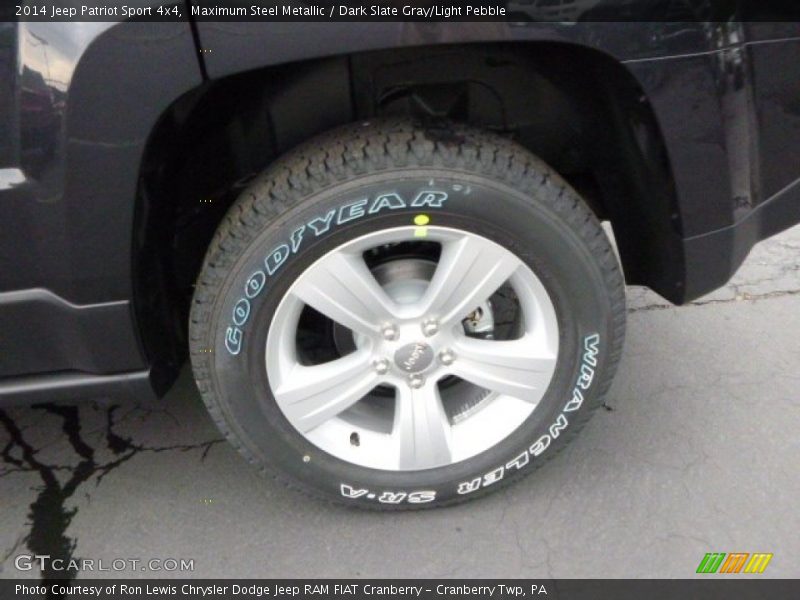 Maximum Steel Metallic / Dark Slate Gray/Light Pebble 2014 Jeep Patriot Sport 4x4