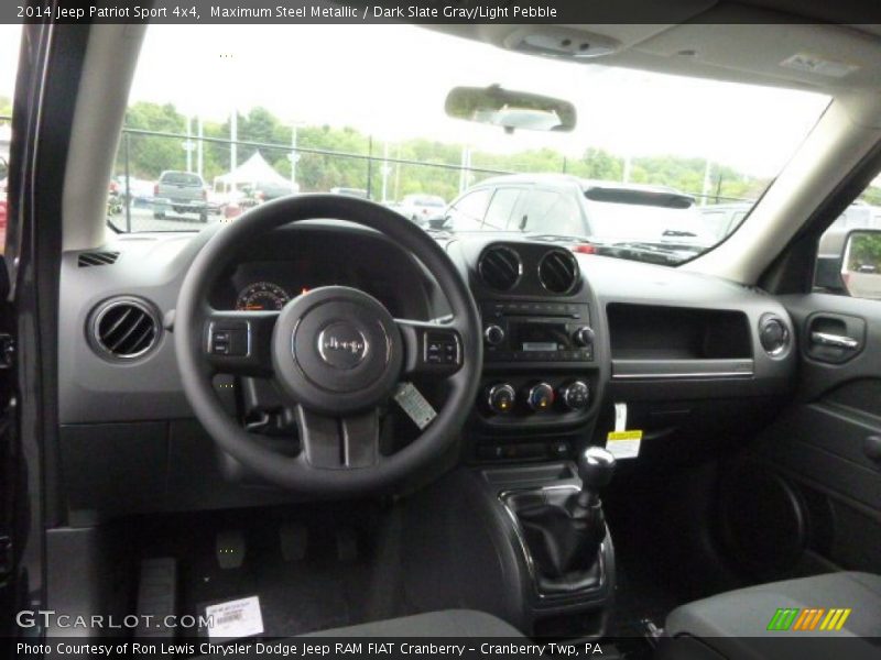 Maximum Steel Metallic / Dark Slate Gray/Light Pebble 2014 Jeep Patriot Sport 4x4
