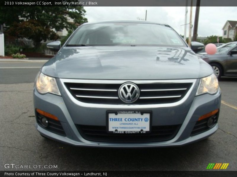 Iron Grey Metallic / Black 2010 Volkswagen CC Sport