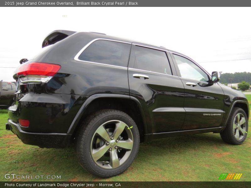 Brilliant Black Crystal Pearl / Black 2015 Jeep Grand Cherokee Overland