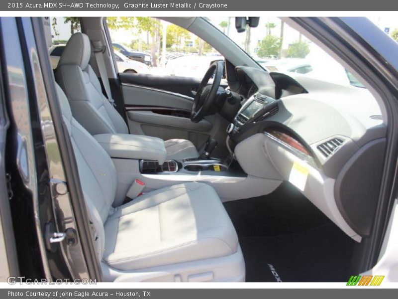 Graphite Luster Metallic / Graystone 2015 Acura MDX SH-AWD Technology