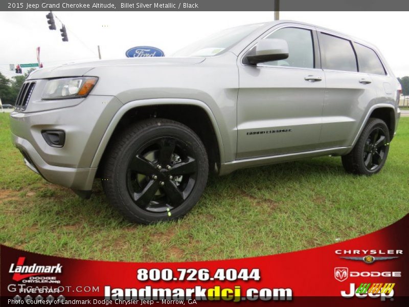 Billet Silver Metallic / Black 2015 Jeep Grand Cherokee Altitude