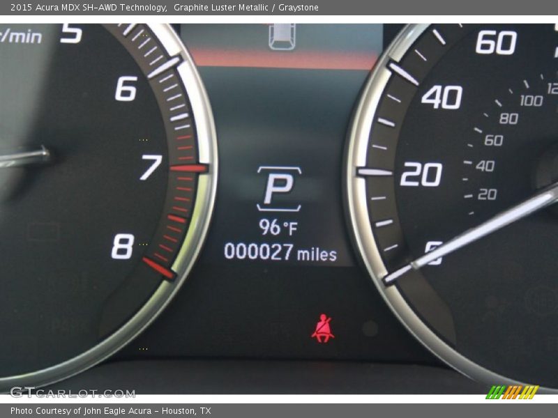 Graphite Luster Metallic / Graystone 2015 Acura MDX SH-AWD Technology