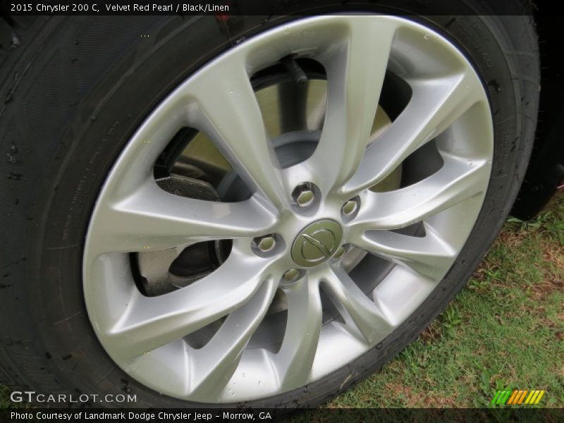 Velvet Red Pearl / Black/Linen 2015 Chrysler 200 C