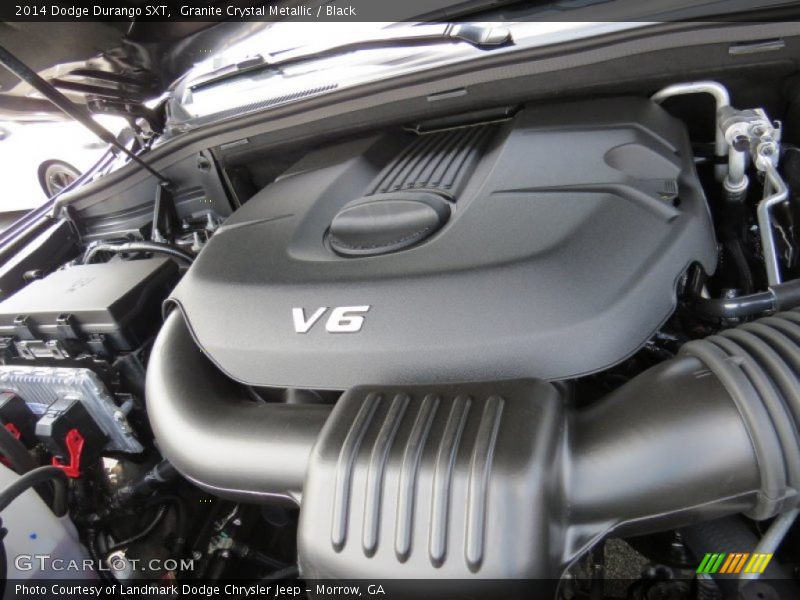 Granite Crystal Metallic / Black 2014 Dodge Durango SXT