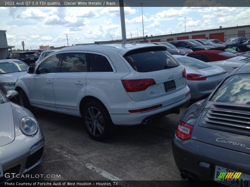 Glacier White Metallic / Black 2013 Audi Q7 3.0 TDI quattro