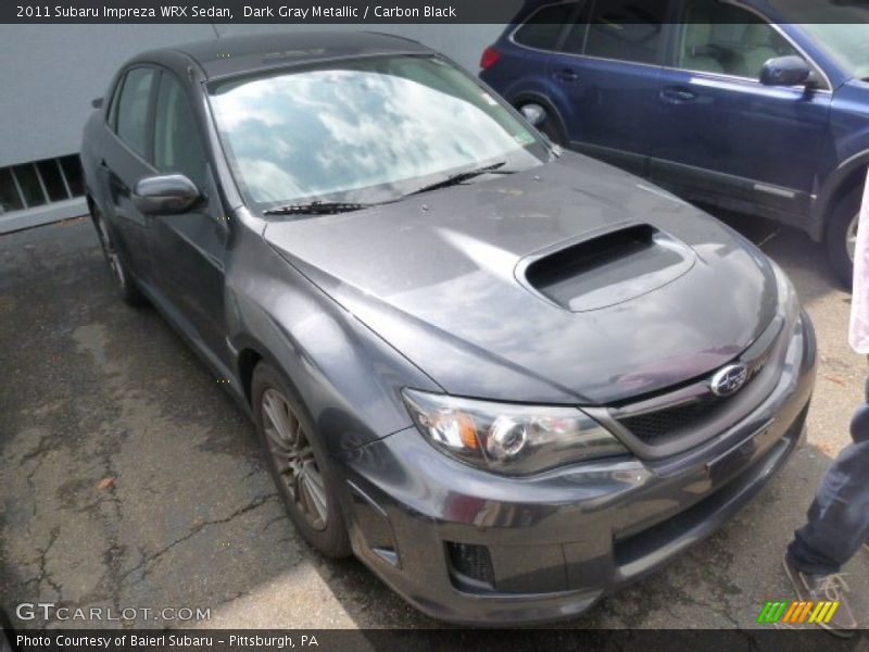 Dark Gray Metallic / Carbon Black 2011 Subaru Impreza WRX Sedan